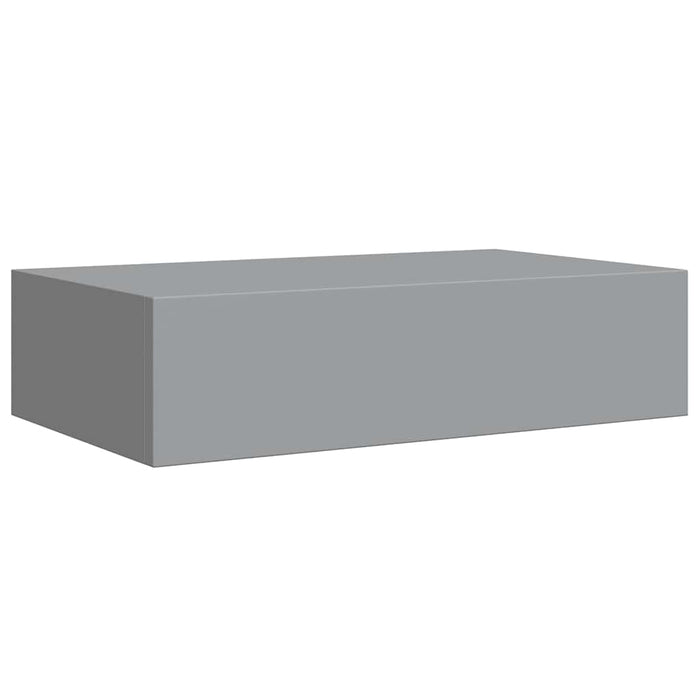 Dulap de perete cu sertar, 2 buc., gri, 40x23,5x10 cm, MDF - WALTI WALTI