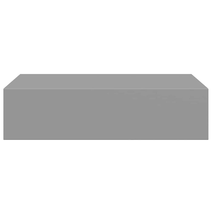 Dulap de perete cu sertar, 2 buc., gri, 40x23,5x10 cm, MDF - WALTI WALTI