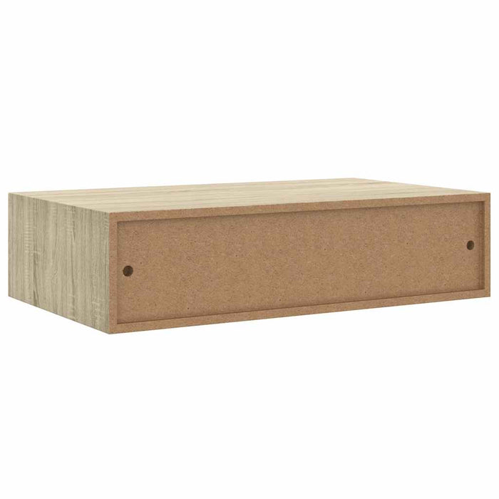 Dulapuri de perete cu sertar, 2 buc., stejar, 40x23,5x10 cm MDF - WALTI WALTI