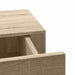 Dulapuri de perete cu sertar, 2 buc., stejar, 40x23,5x10 cm MDF - WALTI WALTI