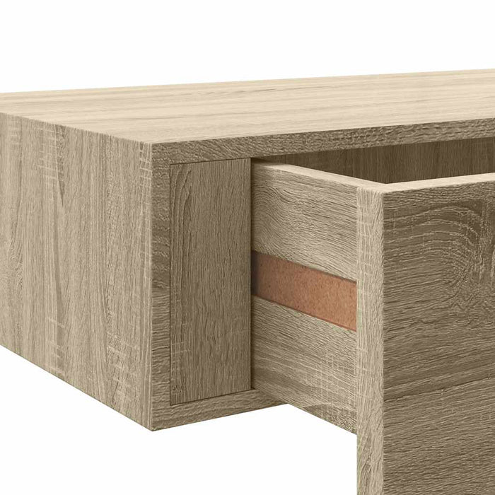 Dulapuri de perete cu sertar, 2 buc., stejar, 40x23,5x10 cm MDF - WALTI WALTI