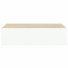 Dulapuri de perete cu sertar 2 buc stejar/alb 40x23,5x10 cm MDF - WALTI WALTI