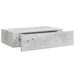 Dulap de perete cu sertare, gri beton, 40x23,5x10 cm, MDF - WALTI WALTI