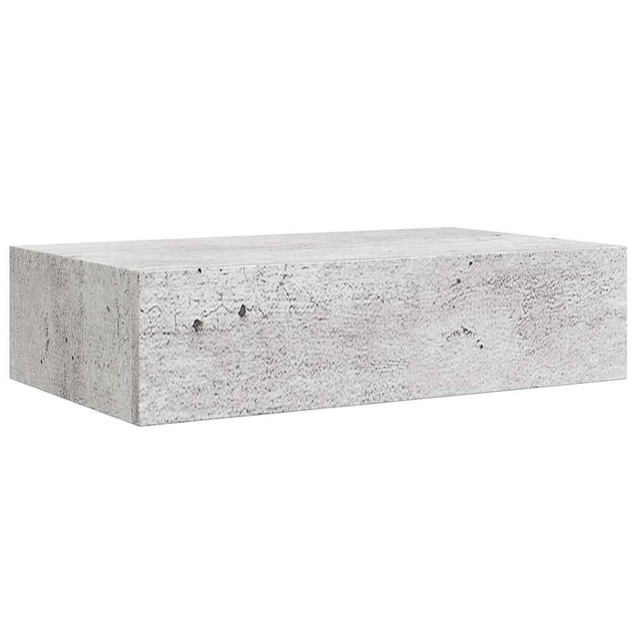 Dulap de perete cu sertare, gri beton, 40x23,5x10 cm, MDF - WALTI WALTI