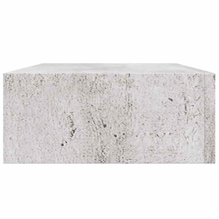 Dulap de perete cu sertare, gri beton, 40x23,5x10 cm, MDF - WALTI WALTI