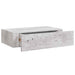 Dulapuri de perete cu sertar 2 buc. gri beton 40x23,5x10 cm MDF - WALTI WALTI