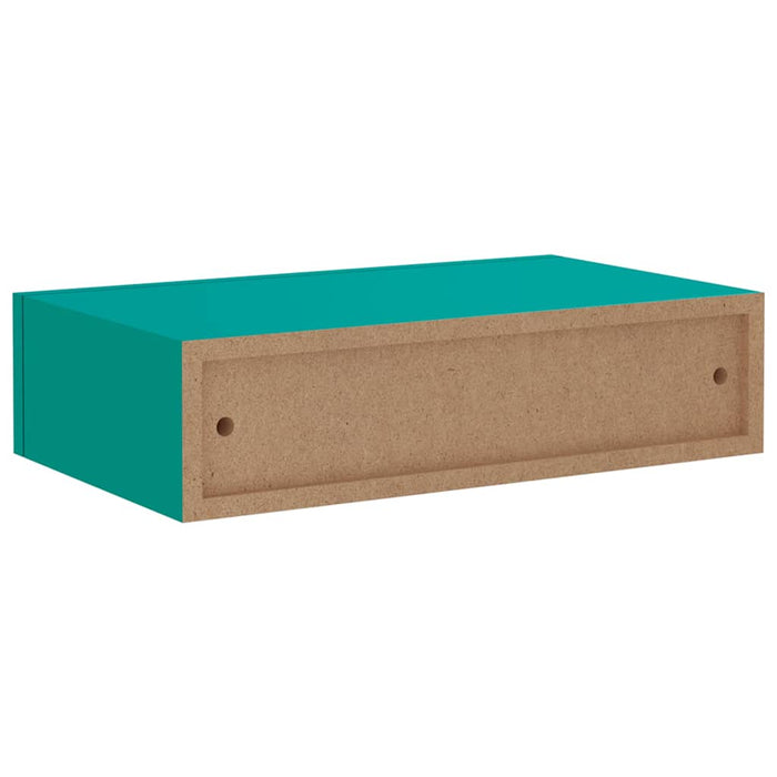 Dulap de perete cu sertar, albastru, 40x23,5x10 cm, MDF WALTI