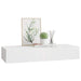 Raft de perete cu sertar, alb, 60x23,5x10 cm, MDF - WALTI WALTI