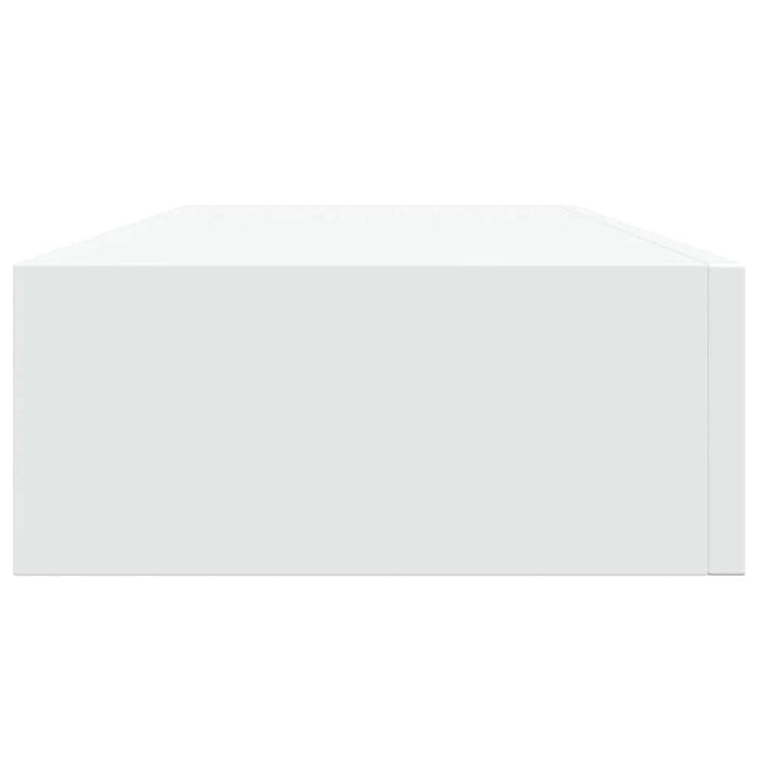 Raft de perete cu sertar, alb, 60x23,5x10 cm, MDF - WALTI WALTI