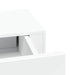 Raft de perete cu sertar, alb, 60x23,5x10 cm, MDF - WALTI WALTI