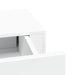Dulapuri de perete cu sertare 2 buc. alb, 60x23,5x10 cm MDF - WALTI WALTI