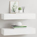 Dulapuri de perete cu sertare 2 buc. alb, 60x23,5x10 cm MDF - WALTI WALTI