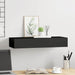Dulap de perete cu sertar, negru, 60x23,5x10 cm, MDF - WALTI WALTI