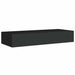 Dulap de perete cu sertar, negru, 60x23,5x10 cm, MDF - WALTI WALTI