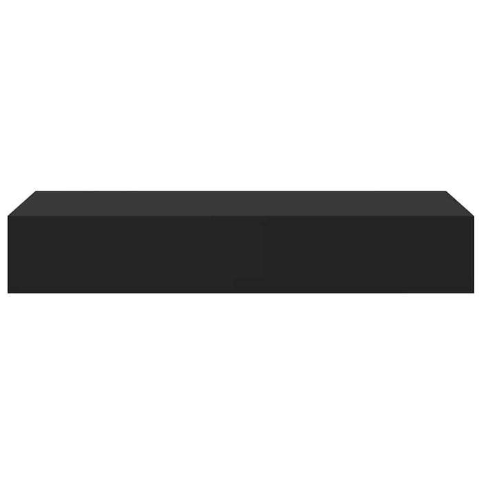 Dulap de perete cu sertar, negru, 60x23,5x10 cm, MDF - WALTI WALTI