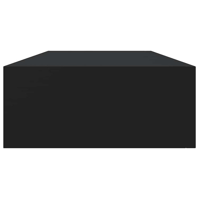 Dulap de perete cu sertar, negru, 60x23,5x10 cm, MDF - WALTI WALTI