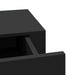 Dulap de perete cu sertar, negru, 60x23,5x10 cm, MDF - WALTI WALTI