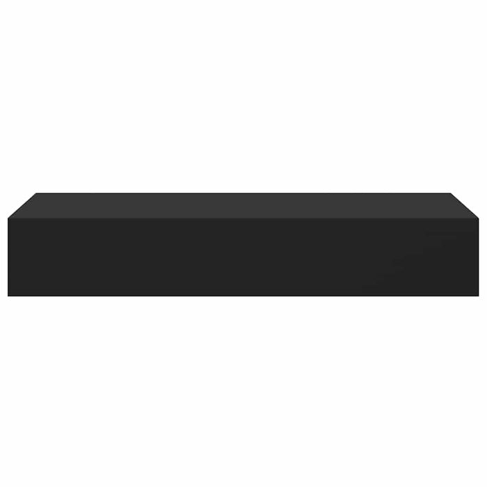 Dulapuri de perete cu sertare 2 buc. negru 60x23,5x10 cm MDF - WALTI WALTI