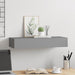Dulap de perete cu sertar, gri, 60x23,5x10 cm, MDF - WALTI WALTI