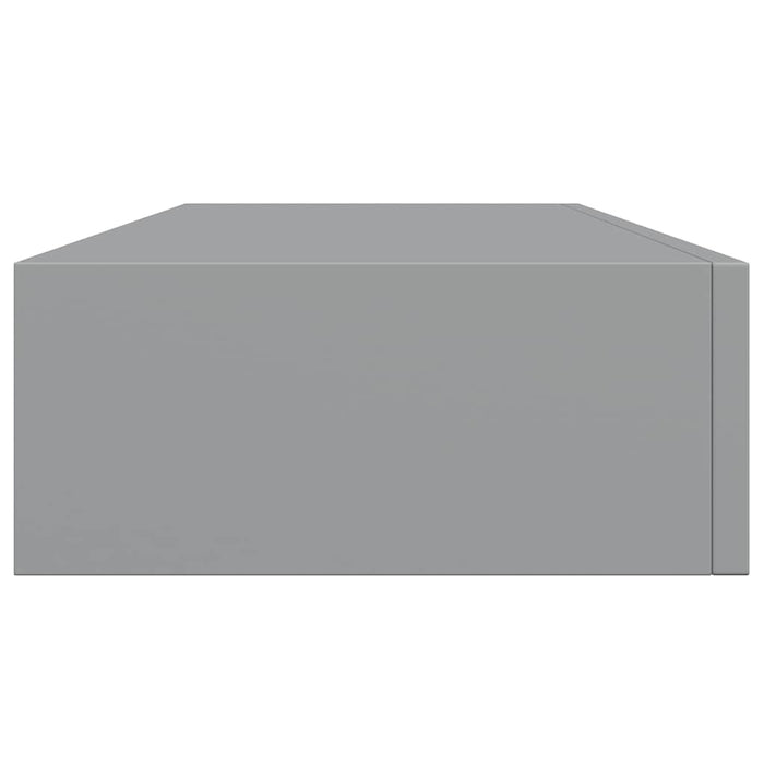 Dulap de perete cu sertar, gri, 60x23,5x10 cm, MDF - WALTI WALTI