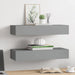 Dulapuri de perete cu sertare, 2 buc. gri, 60x23,5x10 cm, MDF - WALTI WALTI