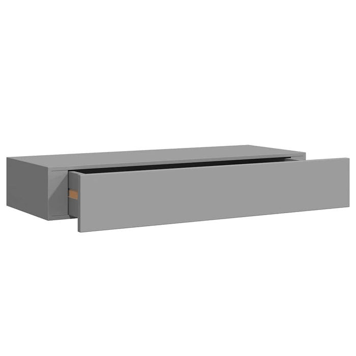 Dulapuri de perete cu sertare, 2 buc. gri, 60x23,5x10 cm, MDF - WALTI WALTI