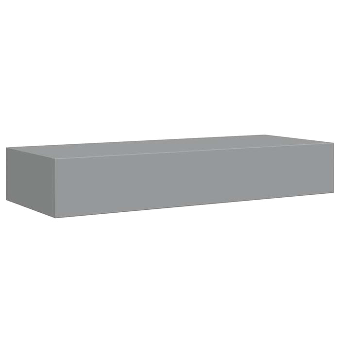 Dulapuri de perete cu sertare, 2 buc. gri, 60x23,5x10 cm, MDF - WALTI WALTI