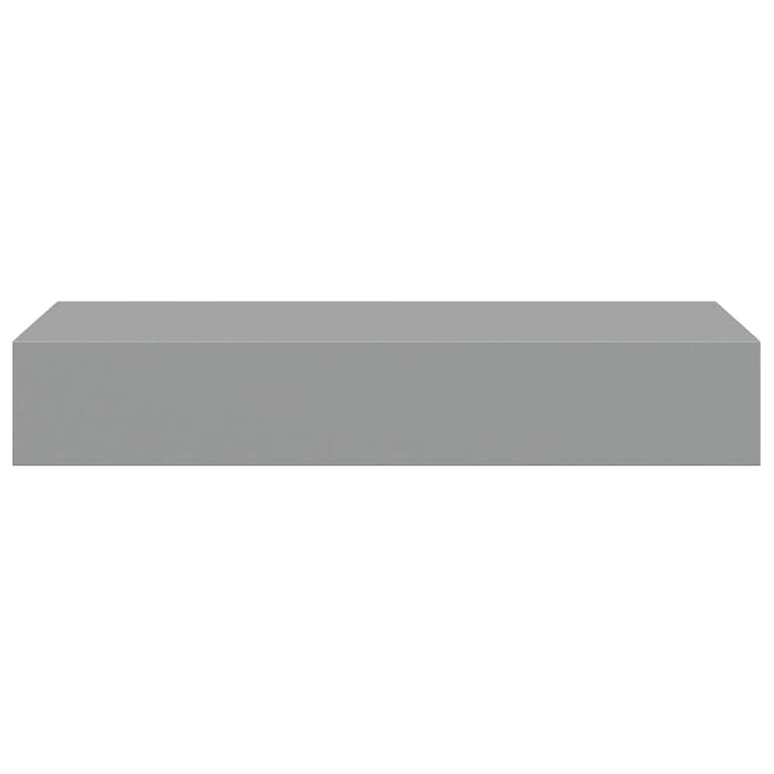 Dulapuri de perete cu sertare, 2 buc. gri, 60x23,5x10 cm, MDF - WALTI WALTI