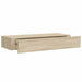 Dulapuri de perete cu sertare 2 buc. stejar 60x23,5x10 cm MDF - WALTI WALTI