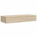 Dulapuri de perete cu sertare 2 buc. stejar 60x23,5x10 cm MDF - WALTI WALTI