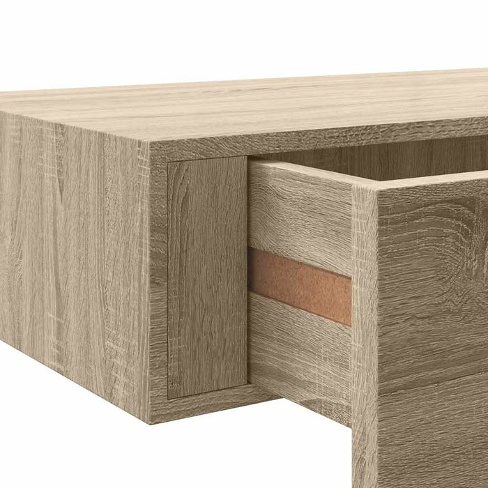 Dulapuri de perete cu sertare 2 buc. stejar 60x23,5x10 cm MDF - WALTI WALTI
