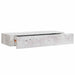 Dulap de perete cu sertar, gri beton, 60x23,5x10 cm, MDF - WALTI WALTI