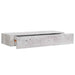 Dulapuri de perete cu sertar 2 buc. gri beton 60x23,5x10 cm MDF - WALTI WALTI
