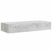 Dulapuri de perete cu sertar 2 buc. gri beton 60x23,5x10 cm MDF - WALTI WALTI