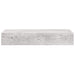 Dulapuri de perete cu sertar 2 buc. gri beton 60x23,5x10 cm MDF - WALTI WALTI