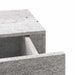 Dulapuri de perete cu sertar 2 buc. gri beton 60x23,5x10 cm MDF - WALTI WALTI