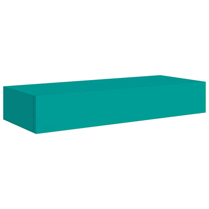 Dulapuri de perete cu sertare 2 buc. albastru 60x23,5x10 cm MDF WALTI