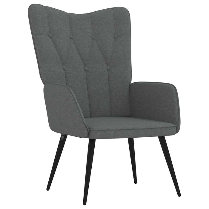 Scaun de relaxare, gri închis, material textil - WALTI WALTI