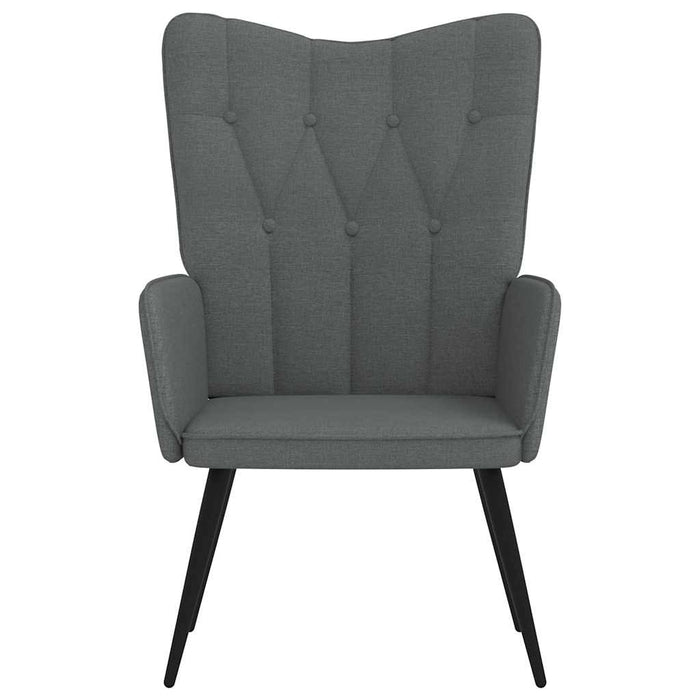 Scaun de relaxare, gri închis, material textil - WALTI WALTI