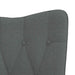 Scaun de relaxare, gri închis, material textil - WALTI WALTI