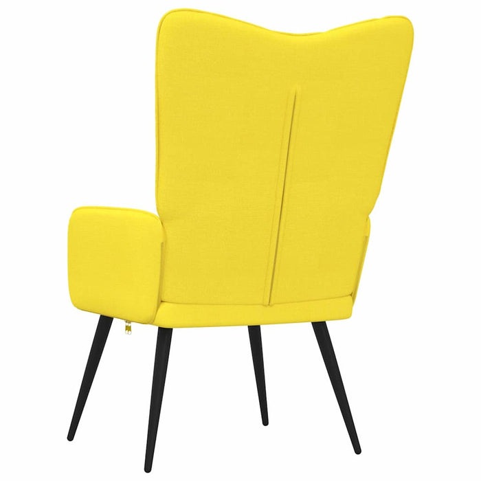 Scaun de relaxare, galben muștar, material textil WALTI