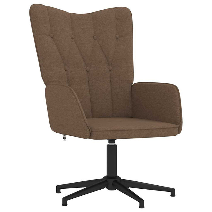 Scaun de relaxare, maro, material textil WALTI