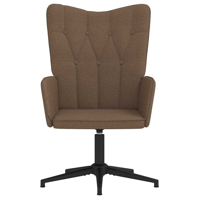 Scaun de relaxare, maro, material textil WALTI