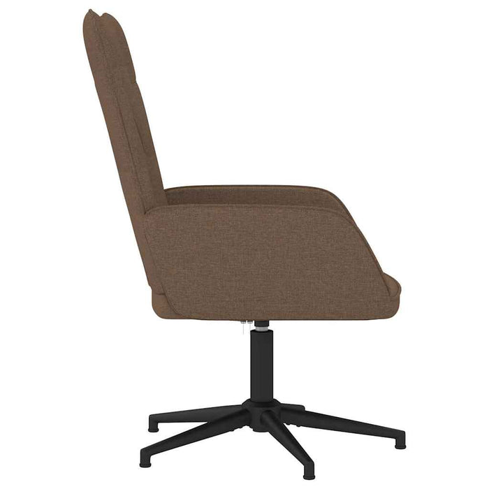 Scaun de relaxare, maro, material textil WALTI
