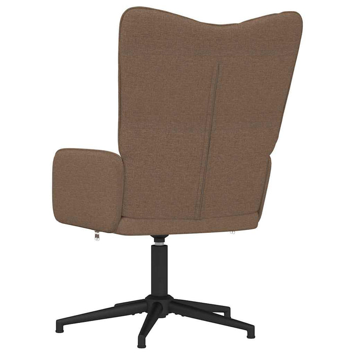 Scaun de relaxare, maro, material textil WALTI