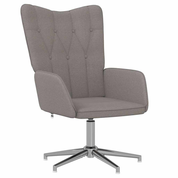 Scaun de relaxare, gri taupe, material textil WALTI