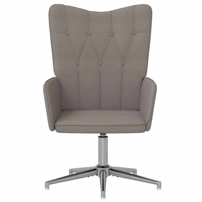 Scaun de relaxare, gri taupe, material textil WALTI