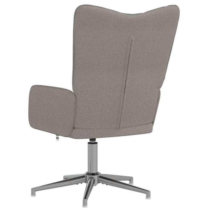 Scaun de relaxare, gri taupe, material textil WALTI