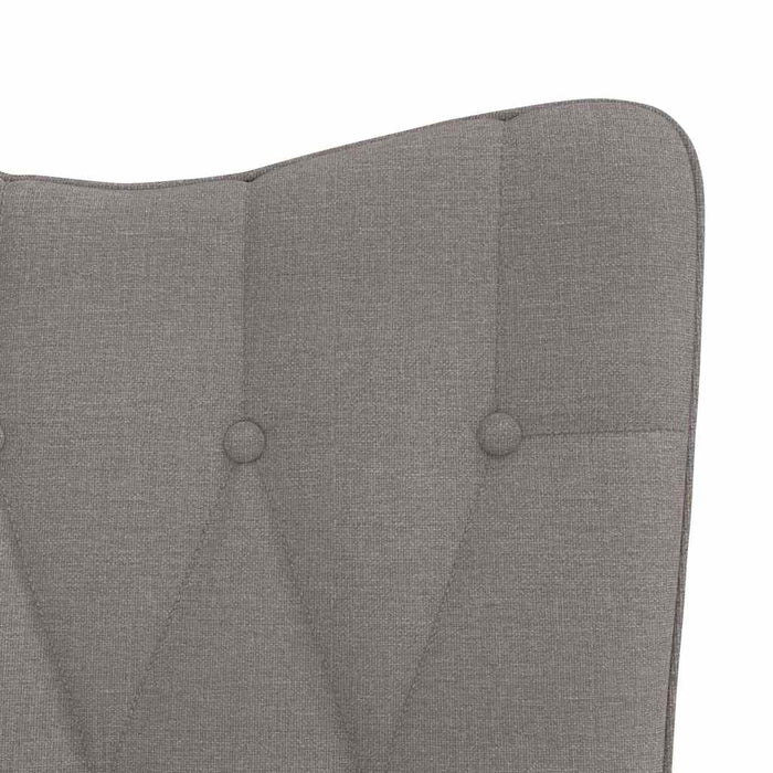 Scaun de relaxare, gri taupe, material textil WALTI