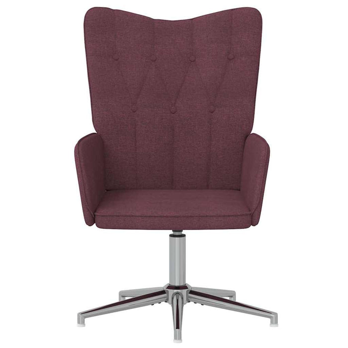 Scaun de relaxare, violet, material textil WALTI